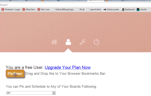 How to Get Pintimer Bookmarklet
